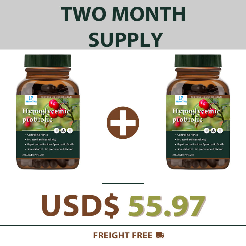 🥬👑🥬INVONTIVA  Sugar Reducing Probiotic Extended Release Capsules【Healthy 🥬, Pain-free 🌟, Non-recurrent 🏆】