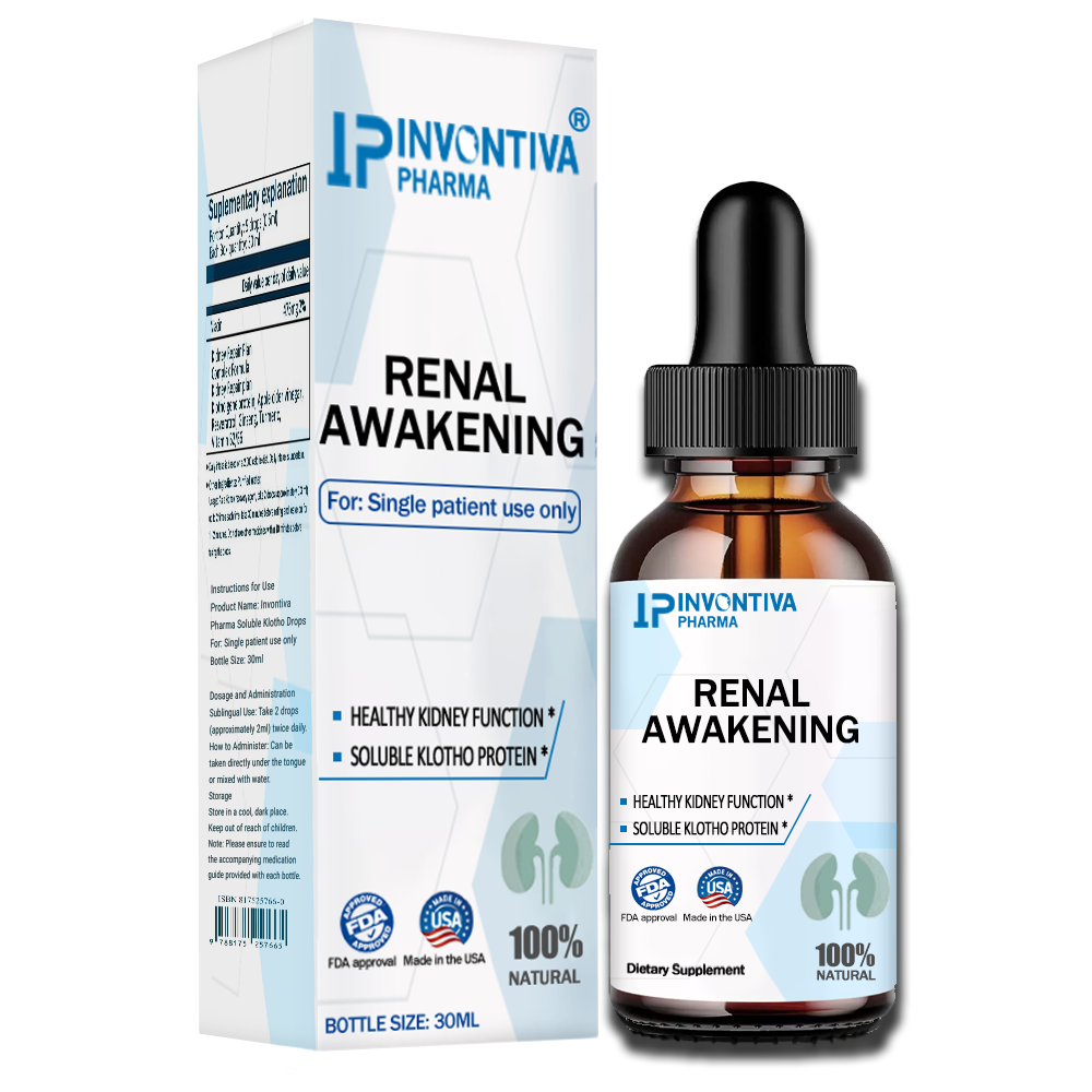 🌟🌟🌟Invontiva Pharma RENAL AWAKENING DROP【Healthy 🥬, Pain-free 🌟, Non-recurrent 🏆】