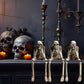 Halloween Statue "See Say Hear No Evil" Skeleton Figurine Realistic Skeleton Decorations for Home Haunted House Halloween Party Decorations Gift Stand Accessories