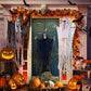 Nocevital Halloween Hanging Ghost Decorations Outdoor Indoor, Horror Grim Reaper Skull Decorations, Creepy Skeleton Ghost for Party Outdoor Patio Porch Haunted House