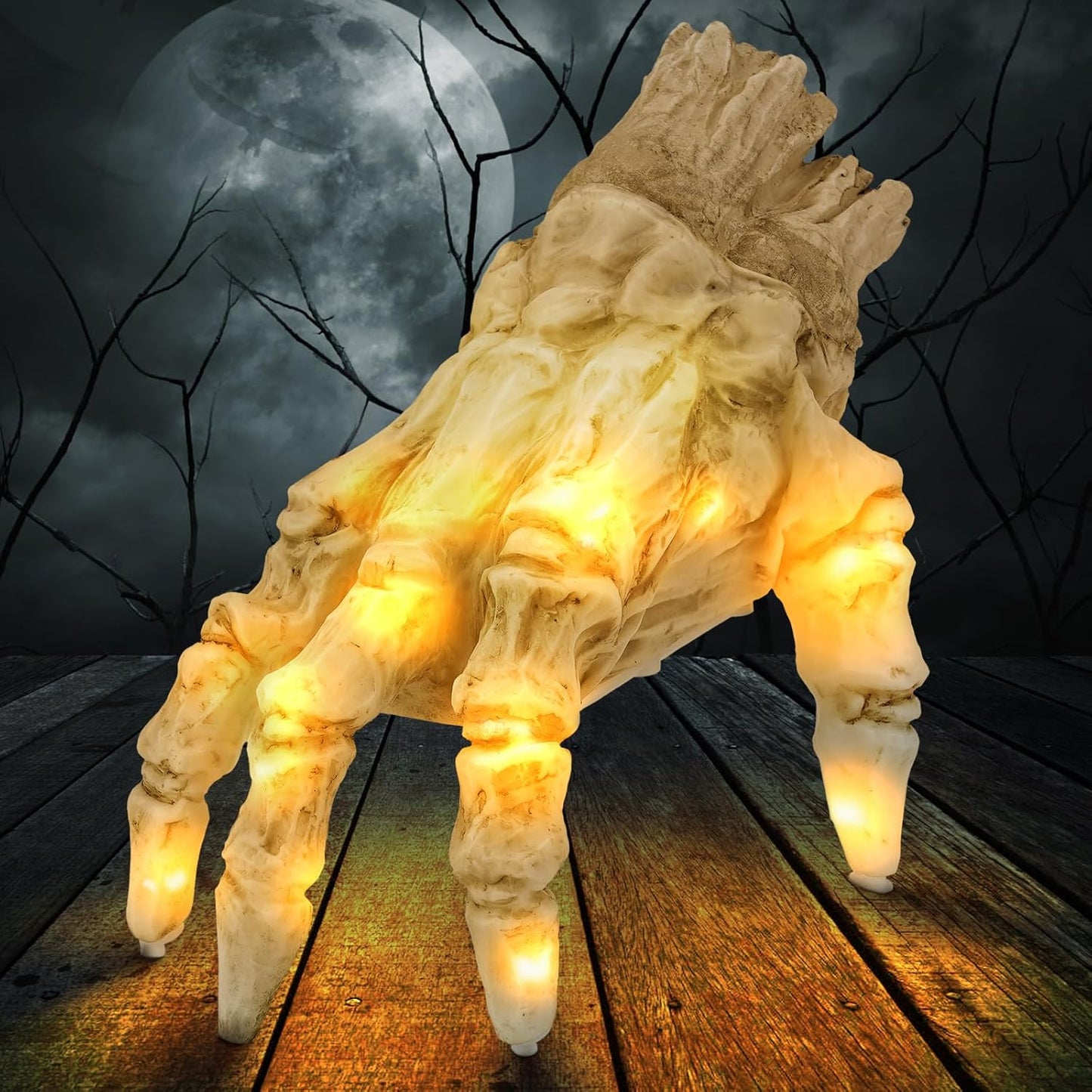 Halloween Skeleton Hand - Walking Toy, Animatronic Horror Prop Decoration, Suitable for Home Party Halloween Interior Decoration