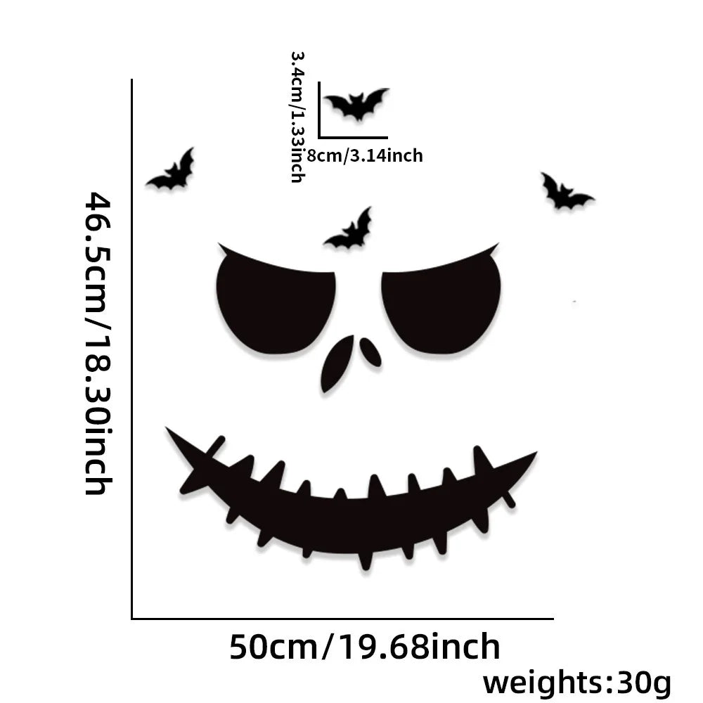 Halloween Window Clings Decorations Halloween Window Silhouette Decorations Cute Monster Silhouette Halloween Stickers for Window