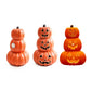 Rocinha Plastic Jack O Lantern Pumpkins Outdoor Indoor Halloween Light up Pumpkin with Spooky Lights Battery Operated Lighted Pumpkins Halloween Pumpkin Decoration Party Favor for Haunted House Porch