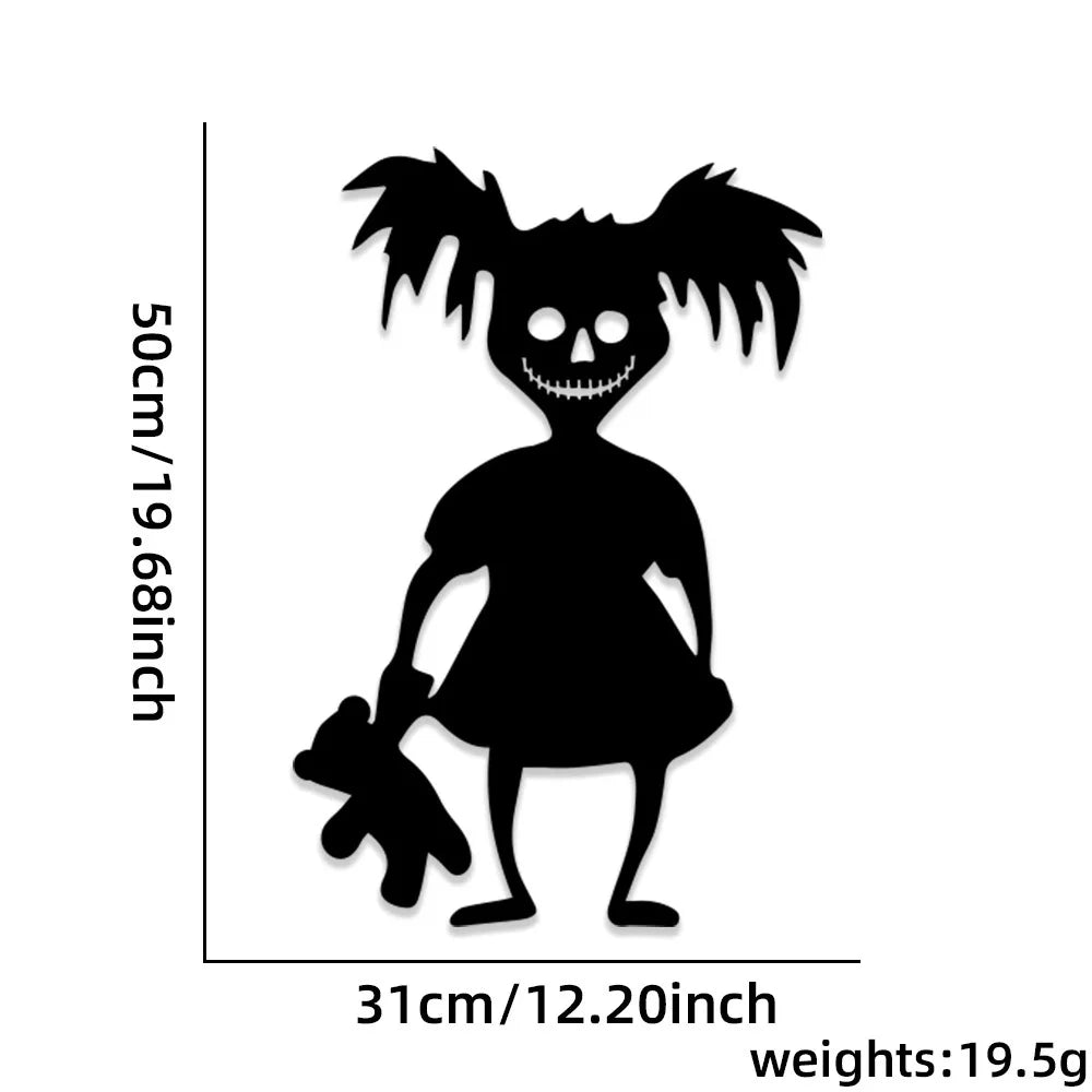 Halloween Window Clings Decorations Halloween Window Silhouette Decorations Cute Monster Silhouette Halloween Stickers for Window